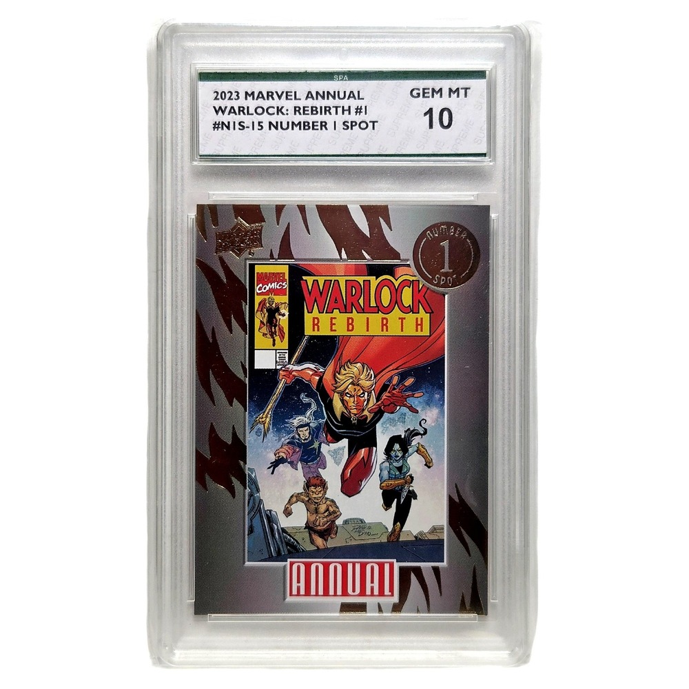 Warlock Rebirth 1 Upper Deck Marvel Annual Number Spot N1S-15 SPA 10 Card N1S